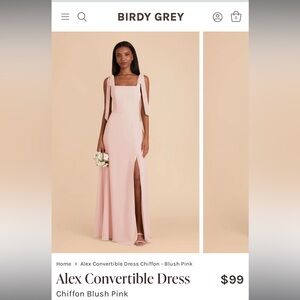 Birdy Grey Alex Convertible Dress - Blush Pink
Bridesmaids Dress